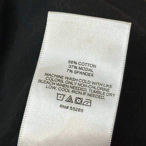 Express Black Scallop Trim Tank Top - Picture 4 of 4